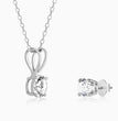 Classic Silver Zircon Set