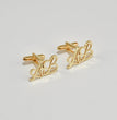 Personalised Initials Heart Cuff Link - Jiva