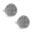 Personalized Fingerprint Round Shaped Cufflink for Men and Boys - Jiva