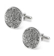 Personalized Fingerprint Round Shaped Cufflink for Men and Boys - Jiva
