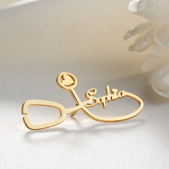 Personalized Healthcare Workers Brooch Pin - Jiva