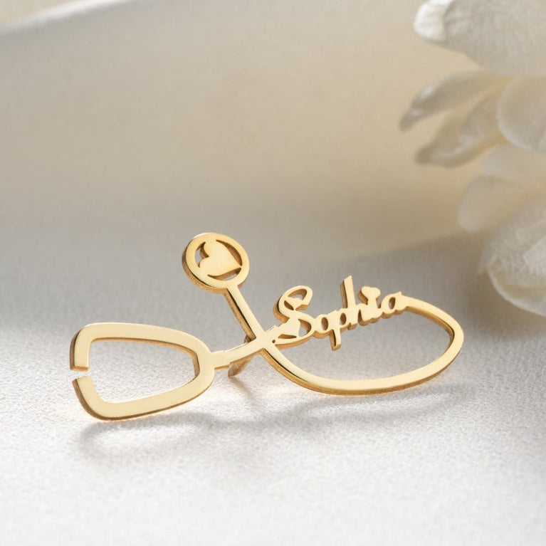 Personalized Healthcare Workers Brooch Pin - Jiva