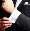 Personalized Infinity Symbol & Last Name Cufflink For Men And Boys 1 Pair - Jiva