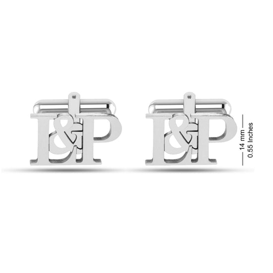 Personalized Initial Groom Wedding Cufflinks For Men And Boys - Jiva