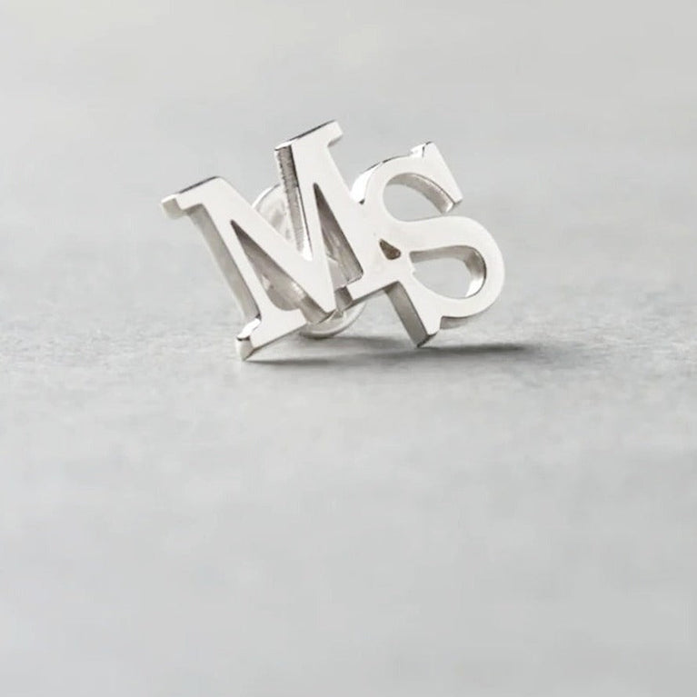 Personalized Initial Letter Name Brooch - Jiva