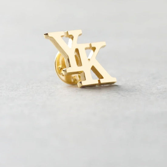 Personalized Initial Letter Name Brooch - Jiva