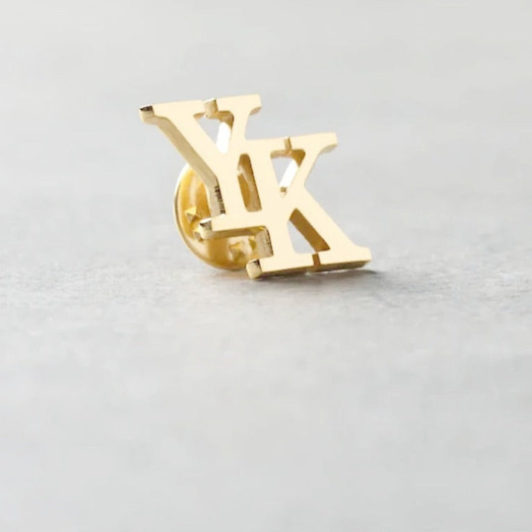 Personalized Initial Letter Name Brooch - Jiva