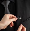 Personalized Initial Letters Brooch, Bride - Groomsmen - Jiva