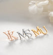 Personalized Initial Letters Brooch, Bride - Groomsmen - Jiva