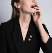 Personalized Monogram Dress Brooch