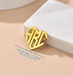 Personalized Monogram Dress Brooch