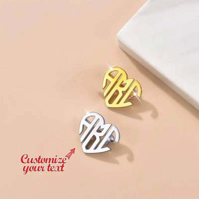 Personalized Monogram Dress Brooch