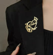 Personalized Name Designer Heart Brooch