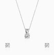Classic Silver Zircon Set