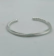 Silver Boho Kada Bracelet for men - Jiva