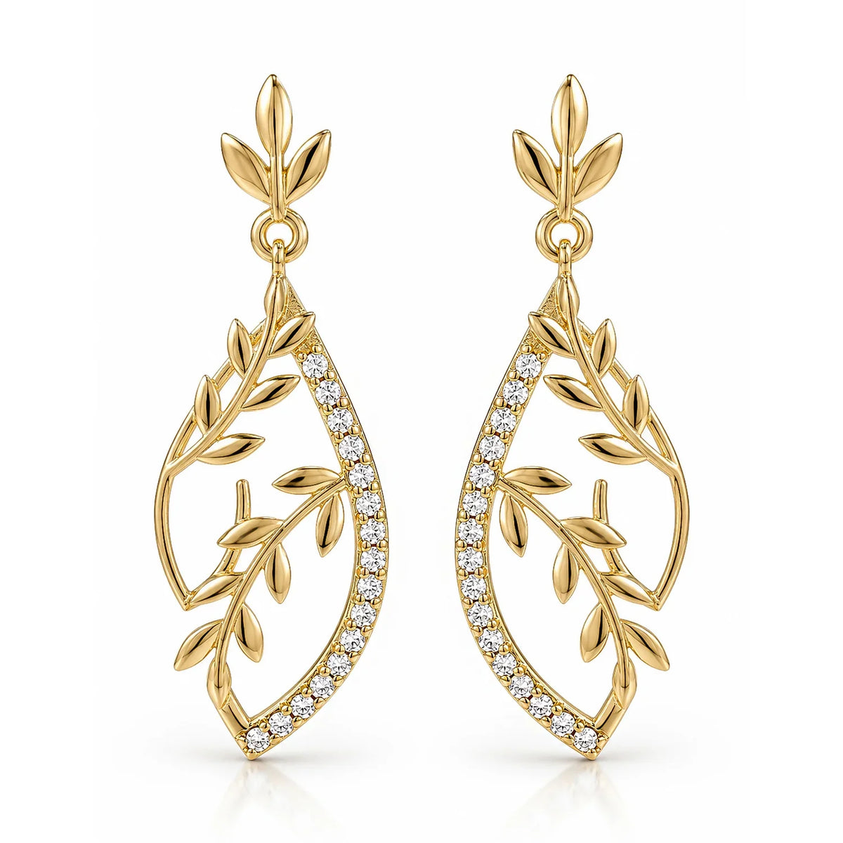 Leafy Affair Florielle Gleam Dangle Earrings