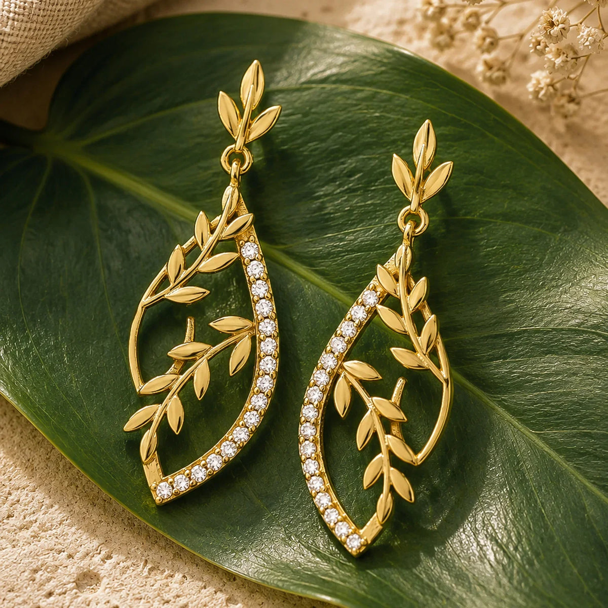 Leafy Affair Florielle Gleam Dangle Earrings