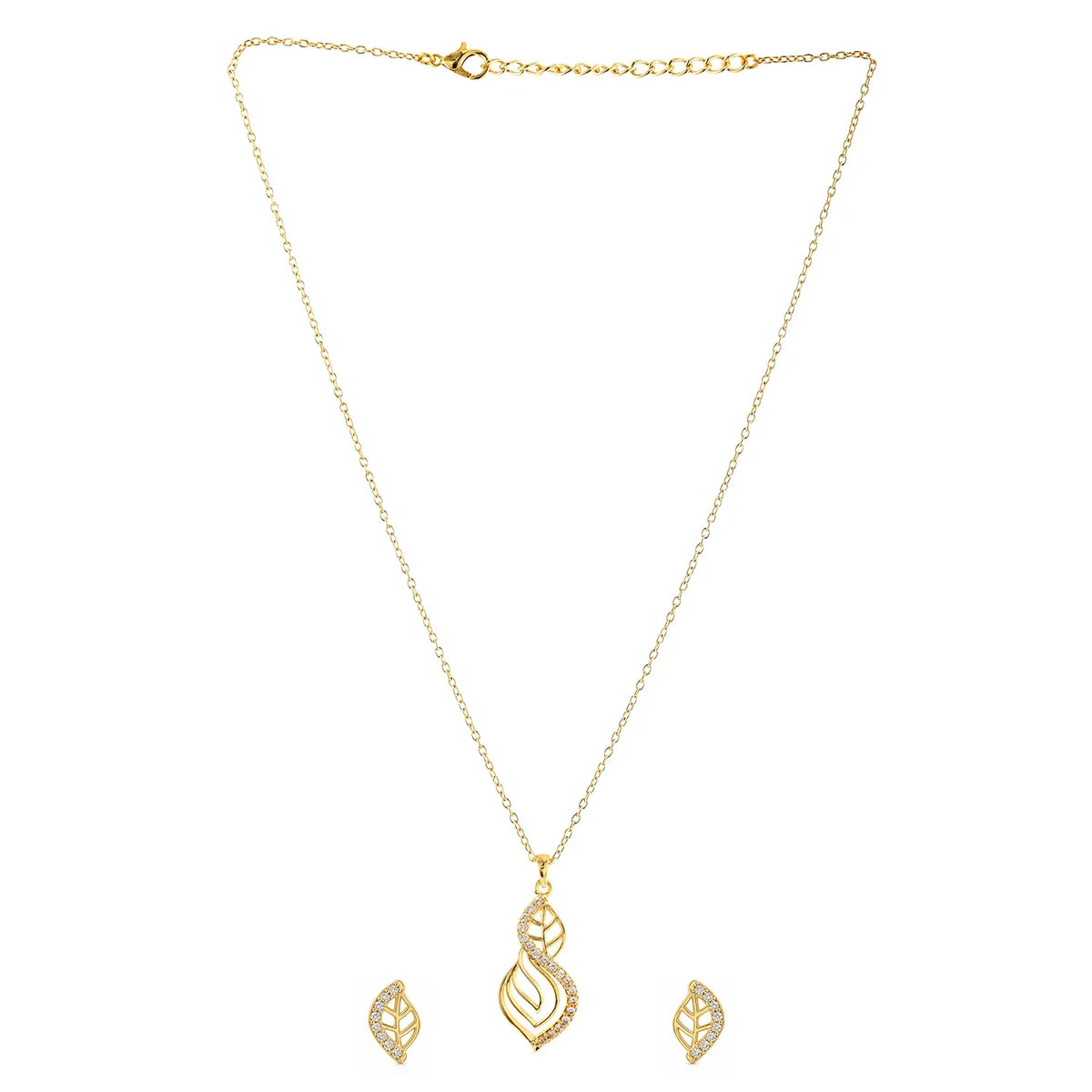 Leafy Affair Tarusa Pendant Set