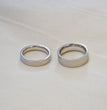 Personalised Ring, Custom Engraved, 4/6mm, Stainless Steel, Name Date Coordinates, Unique Gift