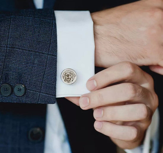 Custom Pet Engraved Cufflinks - Jiva
