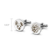 Custom Pet Engraved Cufflinks - Jiva