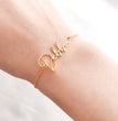 Personalised Bracelet, Custom Name Bracelet, Personalised Name Bracelet, Nameplate Bracelet, Initial Bracelet, Gift for Her, Memorial Gift