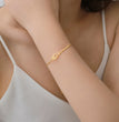 Minimalist Custom Name Bracelet in Gold / Silver / Rose Gold Personalized Couples Bff Friendship Customized Chain Bracelet Name Bracelets