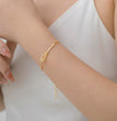 Minimalist Custom Name Bracelet in Gold / Silver / Rose Gold Personalized Couples Bff Friendship Customized Chain Bracelet Name Bracelets