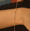 Tiny Name Bracelet, Custom Name Bracelet, Three Name Bracelets, Stackable Bracelets, Handmade Name Jewelry, New Mom Gift, Bridesmaid Gifts