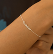 Tiny Name Bracelet, Custom Name Bracelet, Three Name Bracelets, Stackable Bracelets, Handmade Name Jewelry, New Mom Gift, Bridesmaid Gifts