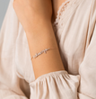 Custom Handwriting Bracelet | Personalized Gold Bracelet | Dainty Name Bracelet | Handmade Name Charm Jewelry | Perfect Gift for Mom