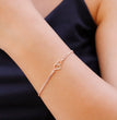 Personalized Tiny Interlocking Two Initials Bracelet, Dainty Gold Letter Bracelet, Custom Curb Chain Bracelet, Personalized Gifts