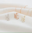 Two Interlocking Special Custom Design Letter Necklace, Personalized Double Letters Pendant, Dainty Double Initials Necklace, Unique Gifts