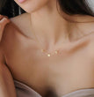 Letter Necklace,Heart Letter Necklace , Custom Initial Necklace , Gold Custom Gift ,Valentine's Day Gift
