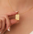 Custom Handwriting Necklace Your Own Handwriting Memorial Gold Engraved Necklace Signature Jewelry Couple Necklace Valentines Gift