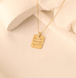 Custom Handwriting Necklace Your Own Handwriting Memorial Gold Engraved Necklace Signature Jewelry Couple Necklace Valentines Gift