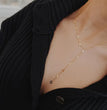 Lariat Necklace, Dainty Drop Name Necklace, Long Y Necklace, Shaped Necklace, Unique Customize Necklace, Initial Necklace