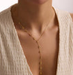 Custom Lariat Name Necklace | Personalized Y Necklace | Dainty Drop Name Jewelry | Initials Necklace for Women | Unique Gift for Her