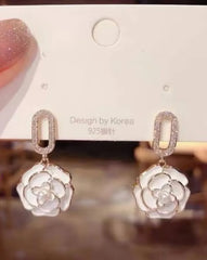 HM Creations 1 PC TRENDY EARRINGS HM01 Pearl Alloy Stud Earring