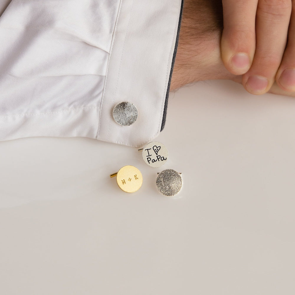 personalized Engraved Cufflinks - Jiva