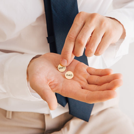 personalized Engraved Cufflinks - Jiva